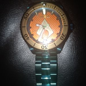 Men's Invicta Aquaman theme watch with case